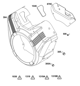Part Location Diagram of 842132 Briggs and Stratton Cover-Carburetor